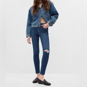 GAP Women's Skinny Jeans in Deep Blue 8/29 NWT
